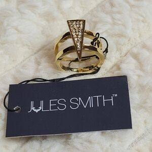 Jules Smith Gold Triangle Ring Size 7
